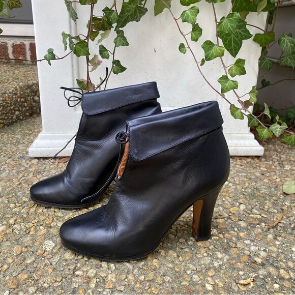 Vintage unusual ADRY made in ITALY ankle boots size 7 punk goth witchy fashion - Picture 6 of 7